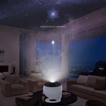 Celestial Night Light Projector with 13 Interchangeable Space Disks, 360° Rotation, HD Cosmic Display for Bedroom, Nursery & Home Decor