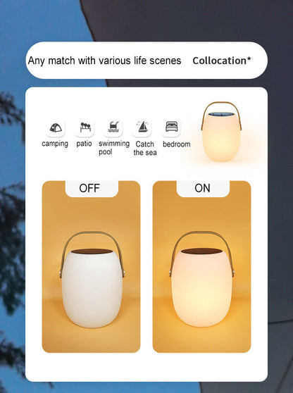 Solar-Powered Color-Changing LED Garden Lantern with Remote Control – 16 Hues, Waterproof Design for Yard, Deck & Camping – 5W Rechargeable