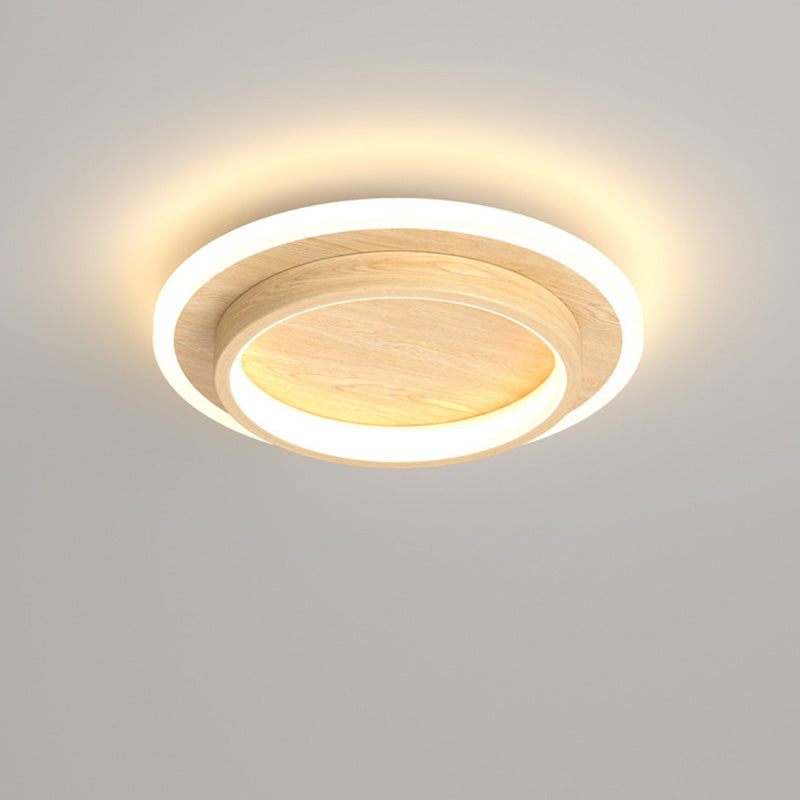 Flush Mount LED Disk Light 10W 20W Ultra-Slim 2 in Profile Black White for Low Ceilings Bedroom Hallway Foyer Apartment Living Room Modern H