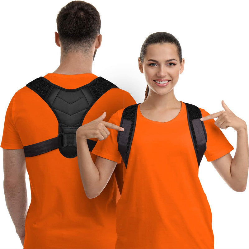 Posture Support Brace for Upper Back and Shoulders – Adjustable Alignment Trainer for Men and Women