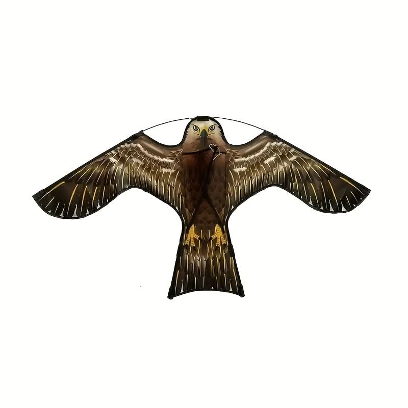 Raptor Decoy Kite for Garden Crop Protection – Lifelike Predator Bird Deterrent for Farms, Orchards & Fields – Wind-Powered Scarecrow