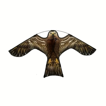 Raptor Decoy Kite for Garden Crop Protection – Lifelike Predator Bird Deterrent for Farms, Orchards & Fields – Wind-Powered Scarecrow