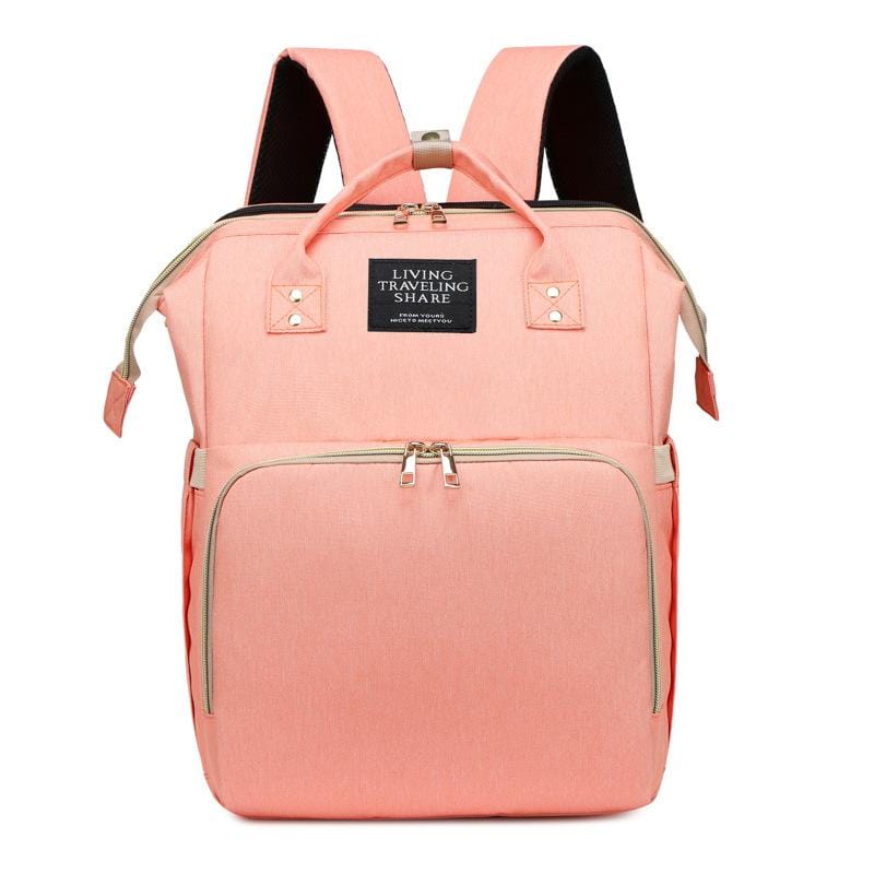 Multifunctional Baby Travel Backpack with Insulated Pockets & Water-Resistant Fabric for Parents On-the-Go