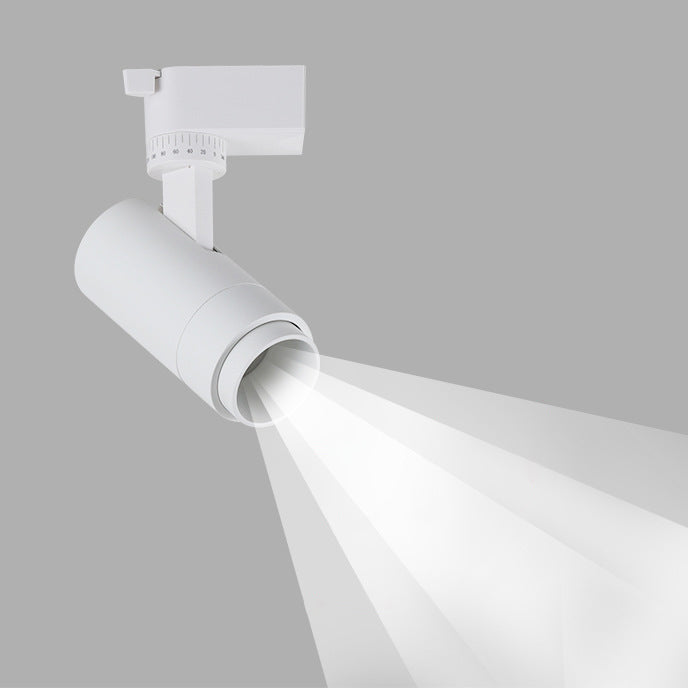 Adjustable LED Track Lighting System Flush Mount Ceiling Spots for Kitchen Hallway Living Room 3 4 5 Heads Dimmable Aluminum Directional Spo