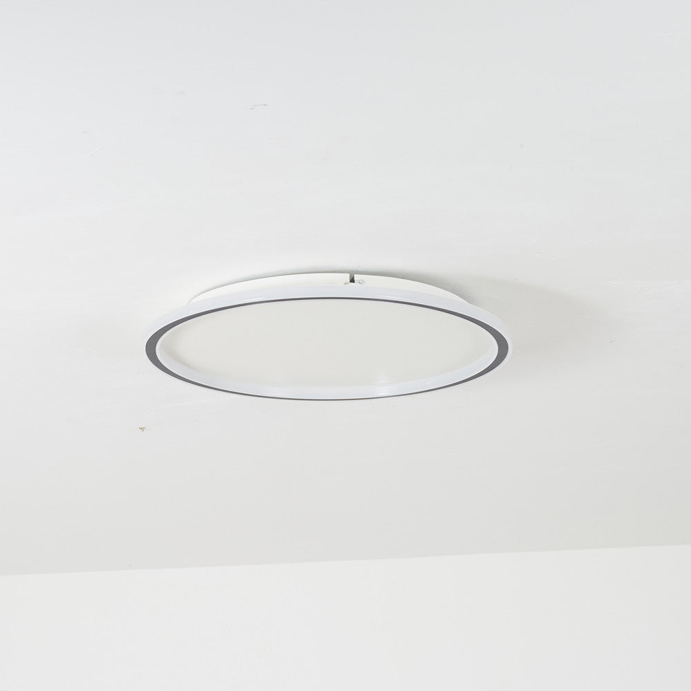 Round LED Ceiling Light Fixture – Modern Flush Mount – Integrated SMD Lighting for Bedroom & Living Room – Metal & Acrylic – Dimmable