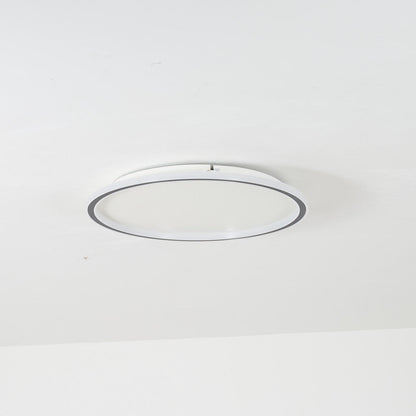 Round LED Ceiling Light Fixture – Modern Flush Mount – Integrated SMD Lighting for Bedroom & Living Room – Metal & Acrylic – Dimmable