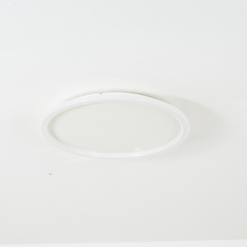Round LED Ceiling Light Fixture – Modern Flush Mount – Integrated SMD Lighting for Bedroom & Living Room – Metal & Acrylic – Dimmable