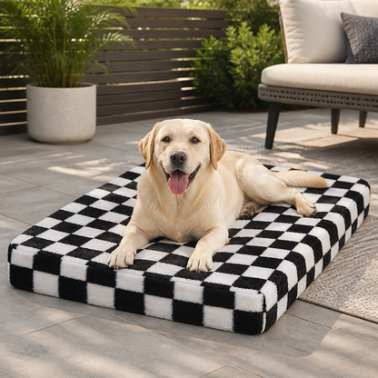 Ortekor Orthopedic Memory Foam & Non-Slip Dog Bed (Removable Cover)