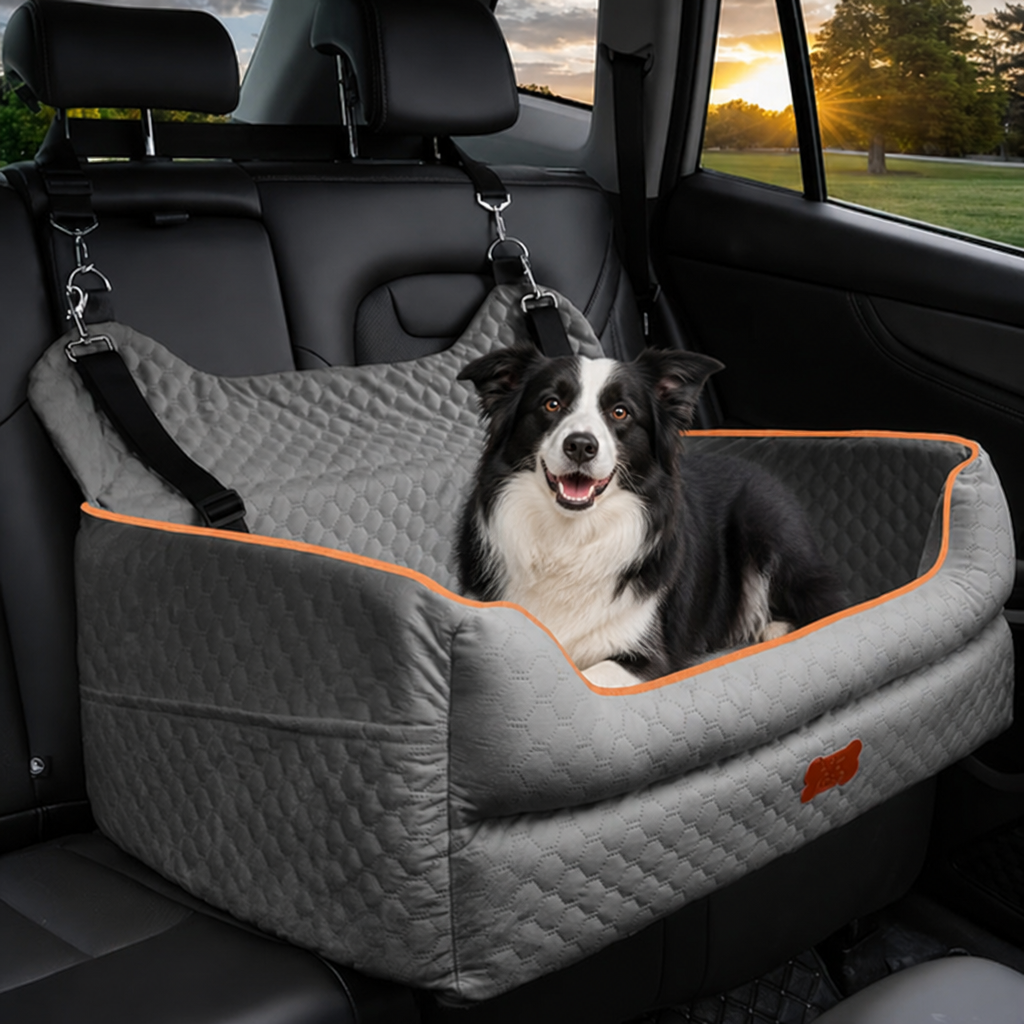 Ortekor Memory Foam & Washable Cover Car Booster Seat