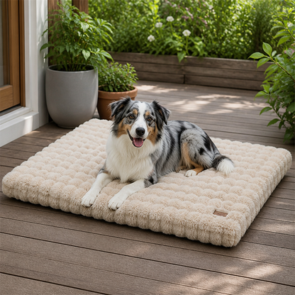 Ortekor Thick Polyurethane Foam & Removable Cover Dog Bed