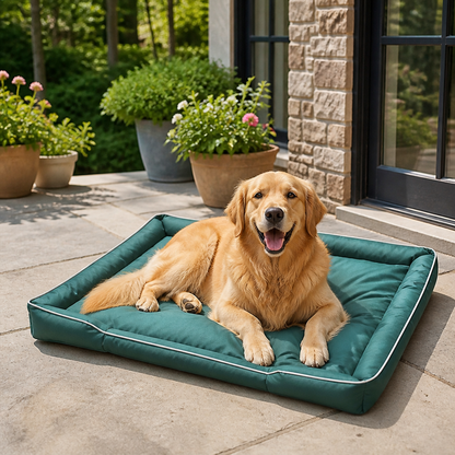 Ortekor Chew-Resistant 600D Oxford Dog Bed