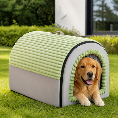 Ortekor Insulated Washable Pet Cave Bed (Removable Cover)