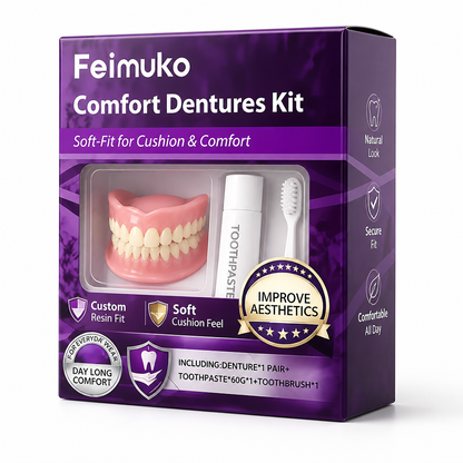 Custom-Moldable Comfort-Fit Snap-On Veneers Kit