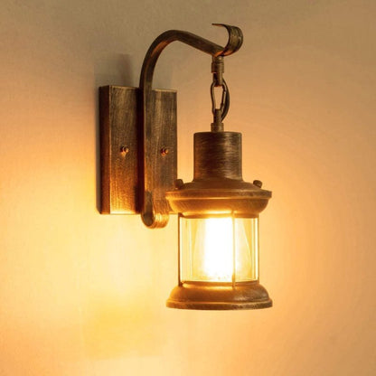 Industrial Metal Wall Sconce E27 Socket for Bedroom Living Room Hallway | Vintage Pipe Fixture Hardwired Indoor Lighting