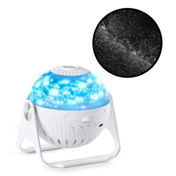 Cosmos Night Light Projector with Rotating Nebula & Stars LED for Bedroom Ceiling | Ambient Sleep Lamp for Kids & Adults