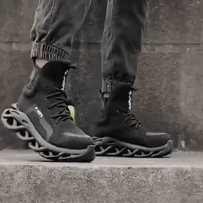 Work Boots Steel Toe & Kevlar Puncture-Resistant Slip-Resistant Sole