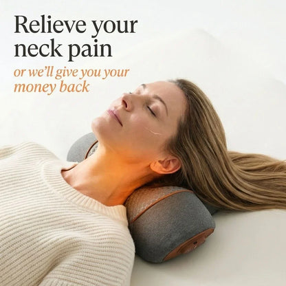 Neck Massager Heat Vibration & Traction Rechargeable