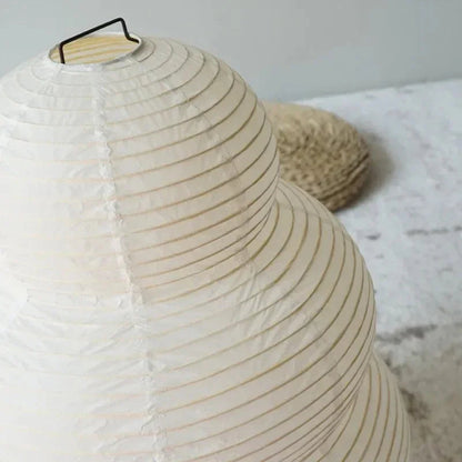 Washi Paper Globe Floor Lamp 16" White Sphere Light for Bedrooms Living Rooms Japanese Minimalist Ambient Lighting E27 Socket 24" Tall