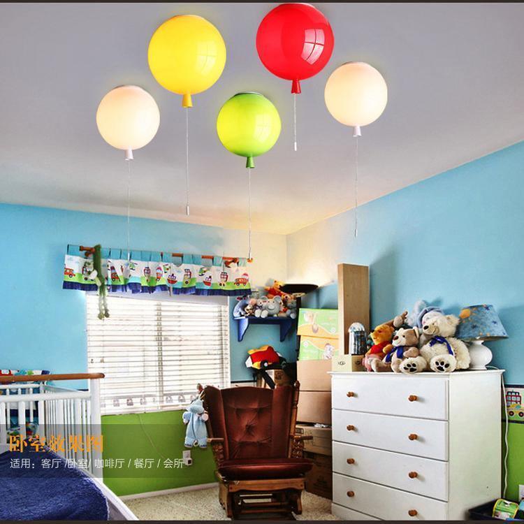 Kids Room Hanging Light Fixture with Pull Chain Switch – Playful Orb Shape Pendant Lamp for Nursery, Bedroom & Play Area – E27 Socket, Multi
