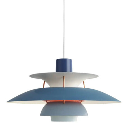 Layered Metal Pendant Light E27 Socket Minimalist Hanging Fixture for Kitchen Island Dining Table Nordic Style Ambient Ceiling Lamp Green Gr