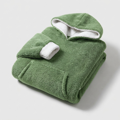 HOODSNUG – Hooded Wearable Blanket for Cozy Comfort