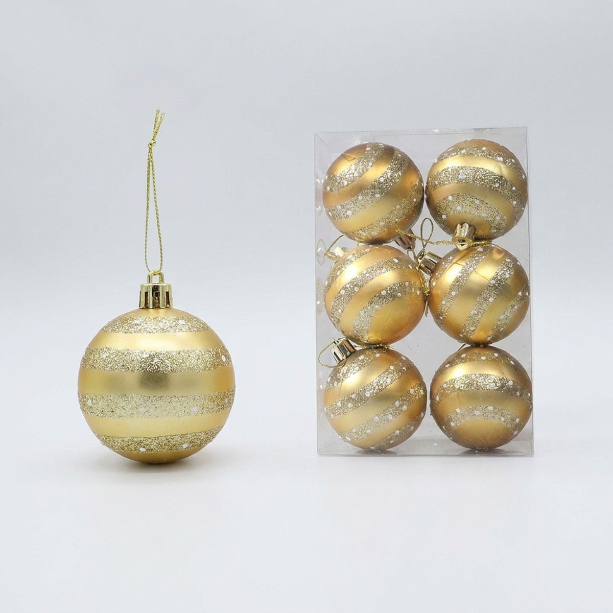 FLAKEORN – Christmas Table Baubles Set for Elegant Holiday Decor