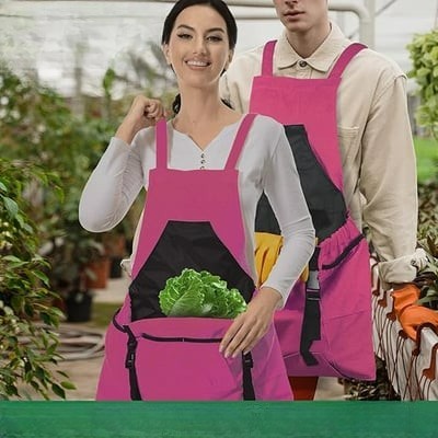 Durable Gardening Apron with Water Resistance and Tool Pockets