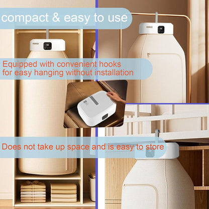 Compact Electric Clothes Dryer with Quick Dry Technology | Portable Solution for Efficient Drying