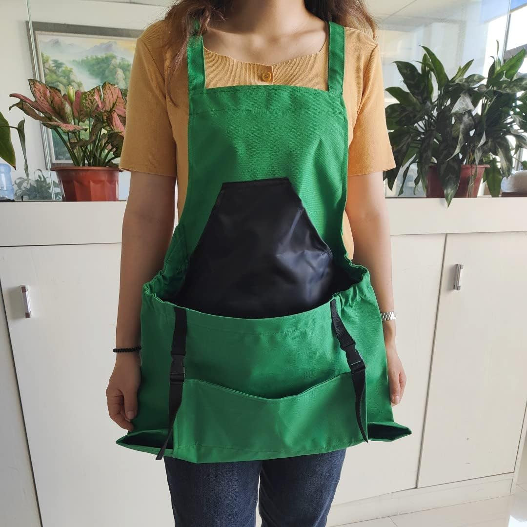 Durable Gardening Apron with Water Resistance and Tool Pockets