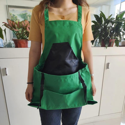 Durable Gardening Apron with Water Resistance and Tool Pockets