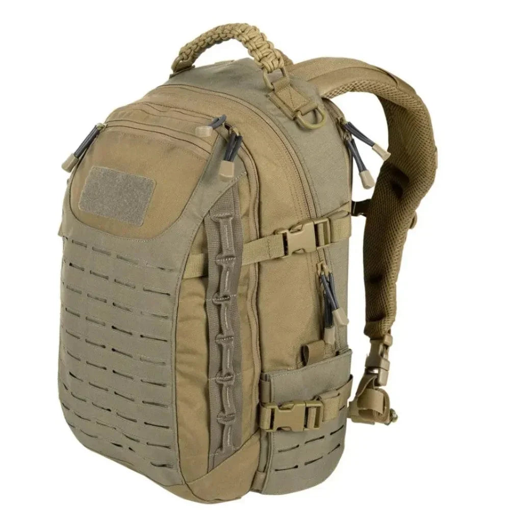 30L Tactical Backpack for Hiking Travel & Everyday Carry with Laptop Sleeve and Hydration Port | Modular Outdoor Daypack