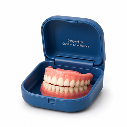Adjustable Fit & Reusable Silicone Denture Set