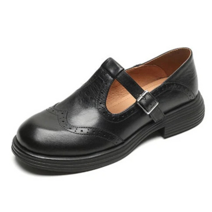 Women's Vegan Leather Flats – Breathable Slip-On Shoes for Summer & Spring, Lightweight Comfort Walking Shoes