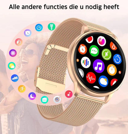 Women's Smartwatch with Heart Rate Monitor, Sleep Tracker & Call Notifications for Fitness & Daily Activity Tracking