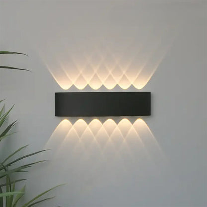 Modern LED Wall Sconce for Indoor & Outdoor Use – Sleek IP65 Weatherproof Fixture in White or Black Finish