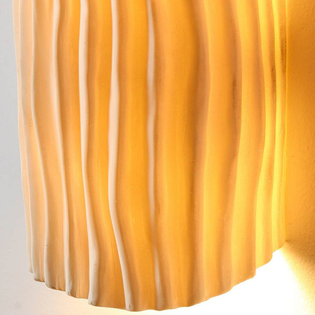 Resin Sconce Bi-Directional Light 10 inch Modern Wall Mount for Bedroom Hallway Study Accent Lighting