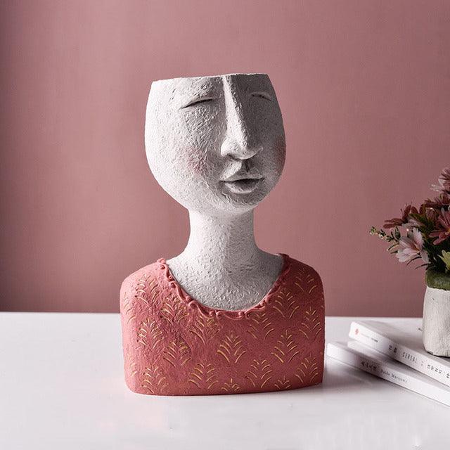 Persona Caricature Sculpture Pot