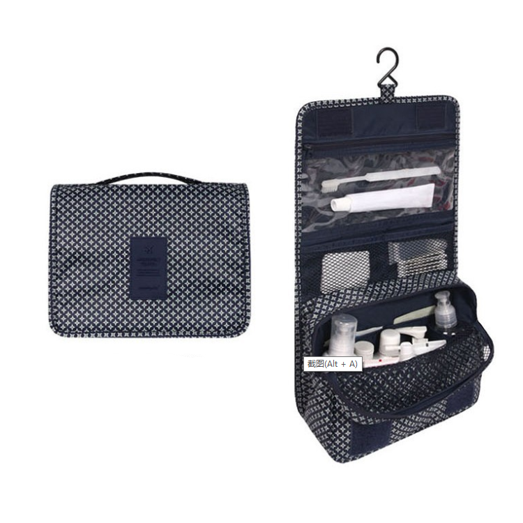 Hanging Toiletry Bag with Multiple Compartments for Travel – Water-Resistant Organizer for Makeup, Cosmetics & Grooming Essentials