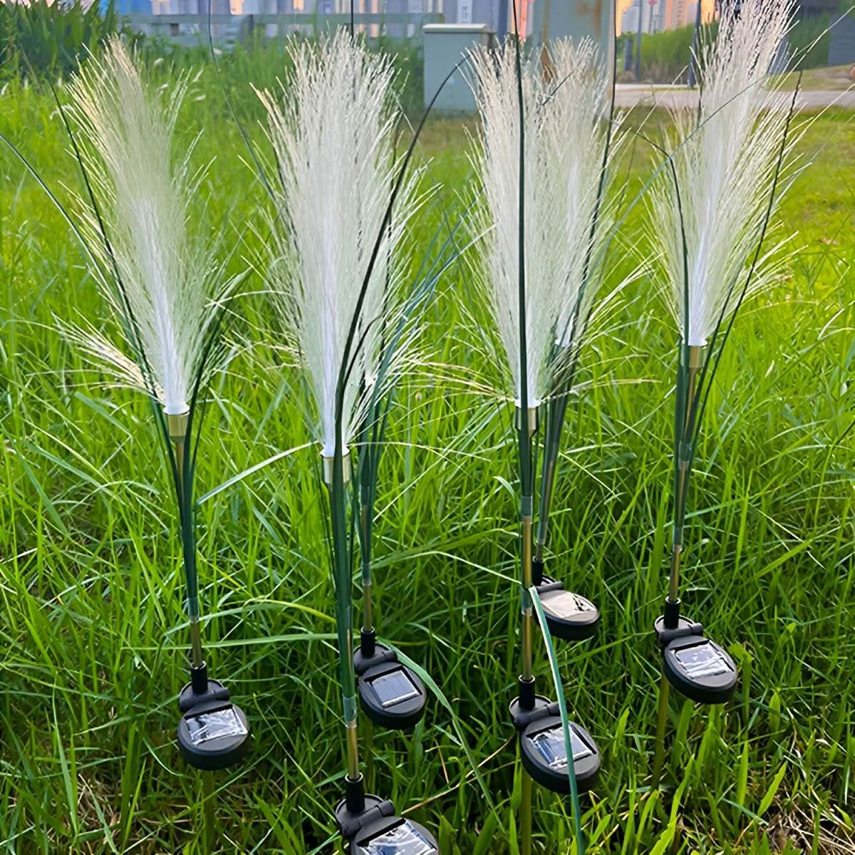 REEDGLOW – Solar Reed Pathway Lights for Serene Garden Ambience