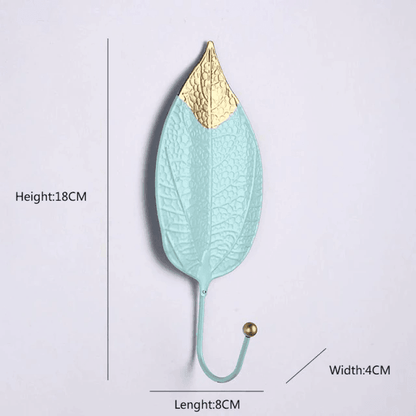 Nature's Foliage Metal Wall Hooks