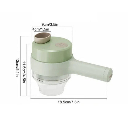 Rechargeable Electric Mini Food Processor for Chopping Vegetables, Garlic & Herbs – Cordless Kitchen Tool with USB Charging, Waterproof