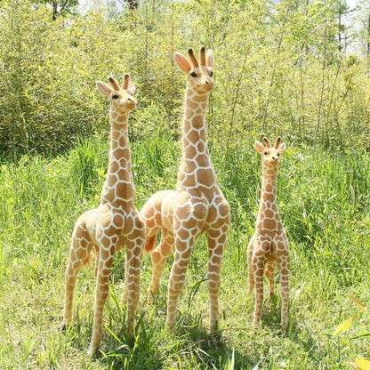 Oversized Plush Giraffe Toy for Kids Bedroom – Soft Cotton Huggable Nursery Companion