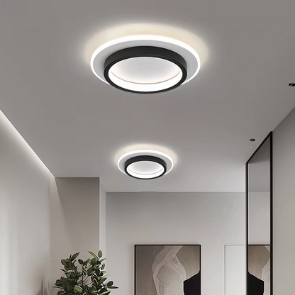 Round Flush Mount LED Light 2 in Low Profile for Bedroom Hallway Living Room Kitchen Entry Modern Ultra Slim Disk Design 10W 20W Integrated