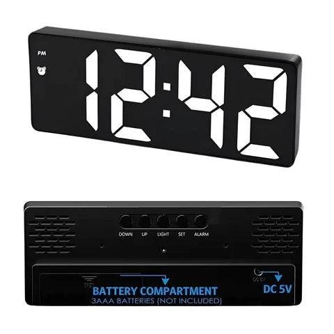 MirrorTime – Digital LED Alarm Clock