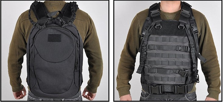 Versatile Tactical Vest Backpack with Waterproof Material & Adjustable Straps for Outdoor Adventures