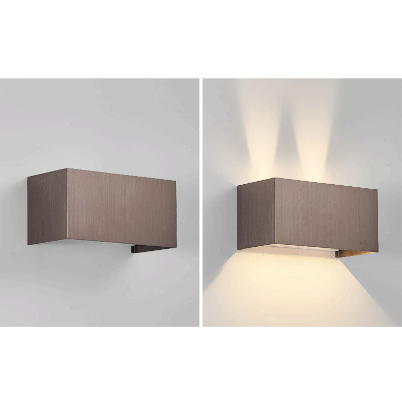 LED Sconce Light Fixture 12W Integrated Aluminum 8×4 Inch Indoor Lighting Bedroom Entryway Corridor Accent
