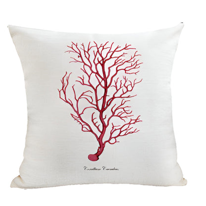 TideSketch – Embroidered Ocean Cushion Cover