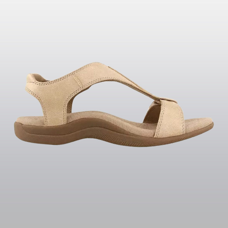 Women's Orthopedic T-Strap Sandals with Adjustable Arch Support and Memory Foam Footbed for All-Day Comfort