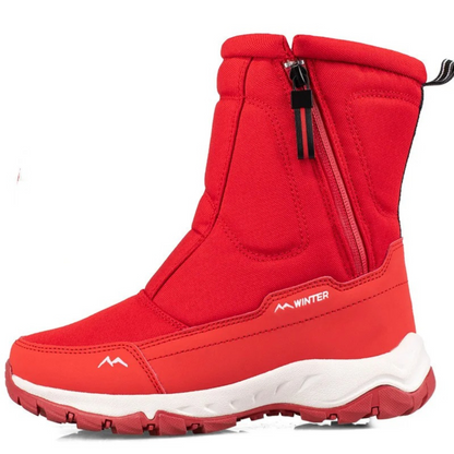 Insulated Waterproof Snow Boots for Women – Slip-Resistant Winter Footwear with Plush Lining for Cold Weather