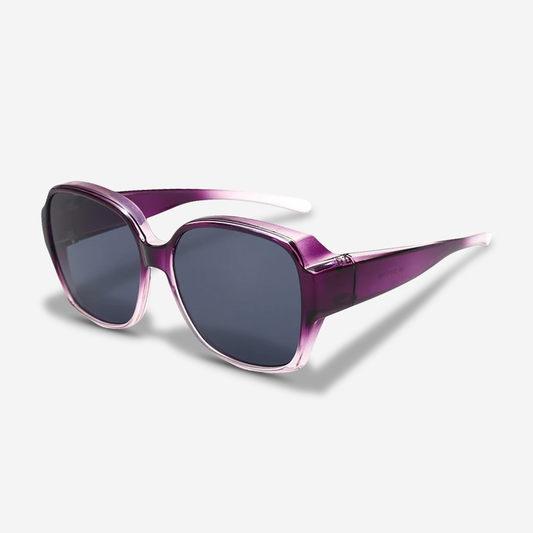 Polarized Clip-On Sunglasses for Prescription Glasses | UV400 Lenses Flip-Up Sun Shades